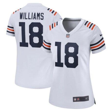 Caleb Williams Chicago Bears Nike Women's 2nd Alternate Game Player Jersey - White - Front View
