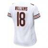 Caleb Williams Chicago Bears Nike Women's Game Player Jersey - White - Detail View