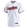 David Fry Cleveland Guardians Nike Home Limited Player Jersey - White - Side View
