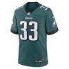 Cooper DeJean Philadelphia Eagles Nike Game Jersey - Green - Side View