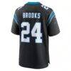 Jonathon Brooks Carolina Panthers Nike Game Jersey - Black - Detail View