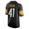 Payton Wilson Pittsburgh Steelers Nike Game Jersey - Black - Detail View
