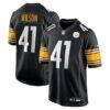 Payton Wilson Pittsburgh Steelers Nike Game Jersey - Black - Front View