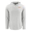 Idaho State Bengals Cutter & Buck Coastline Epic Comfort Eco Recycled Long Sleeve Hoodie T-Shirt - Gray - Side View