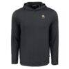 Albany State Golden Rams Cutter & Buck Coastline Epic Comfort Eco Recycled Long Sleeve Hoodie T-Shirt - Black - Side View