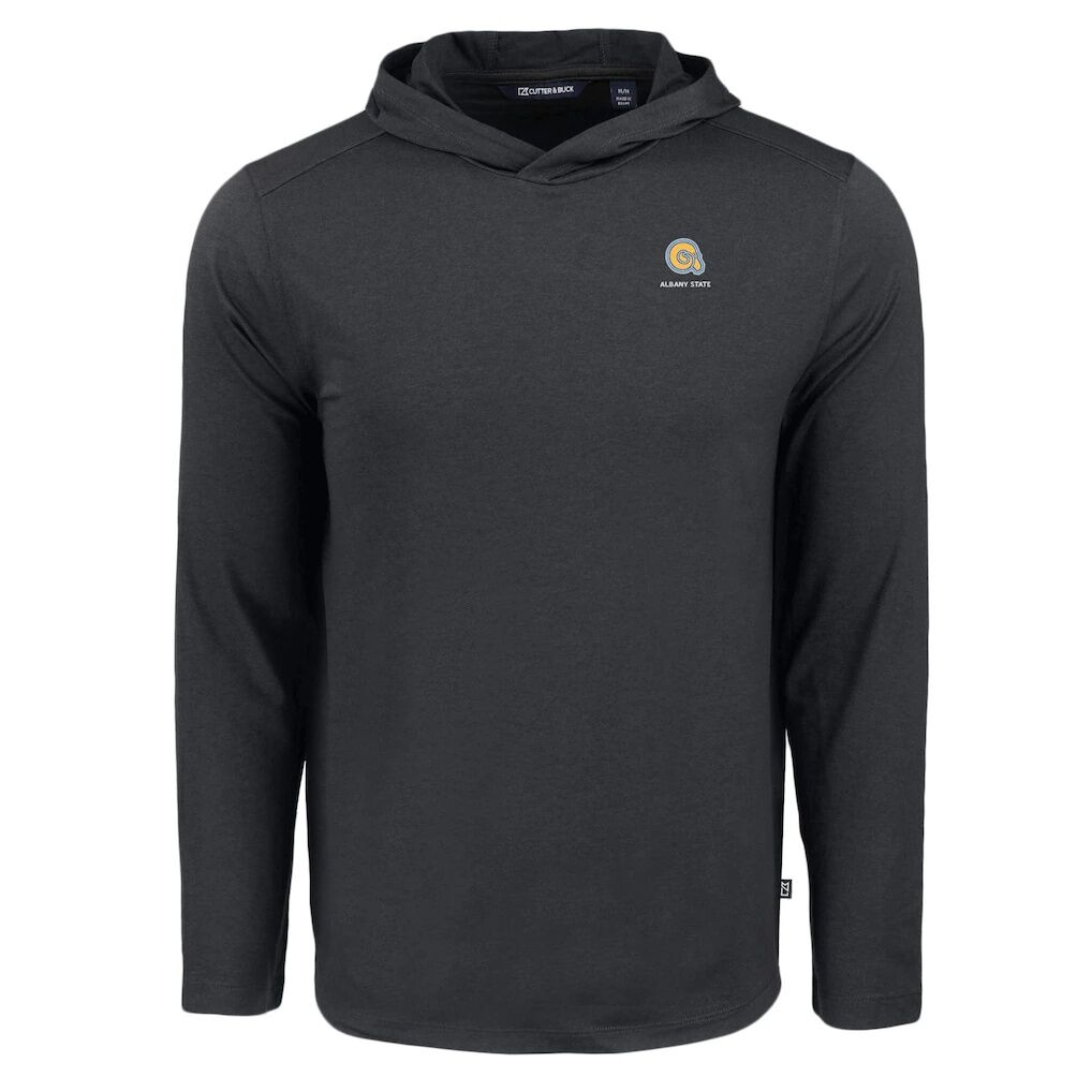 Albany State Golden Rams Cutter & Buck Coastline Epic Comfort Eco Recycled Long Sleeve Hoodie T-Shirt