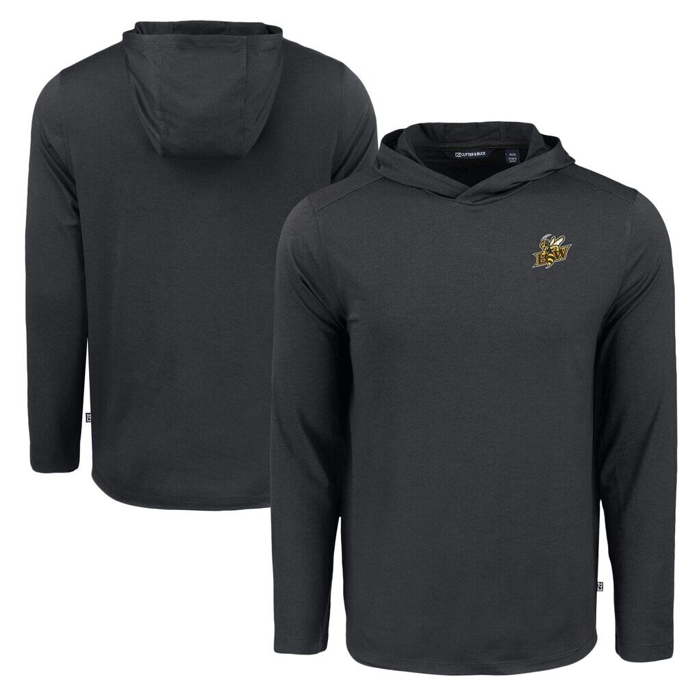 Baldwin Wallace Yellow Jackets Cutter & Buck Coastline Epic Comfort Eco Recycled Long Sleeve Hoodie T-Shirt