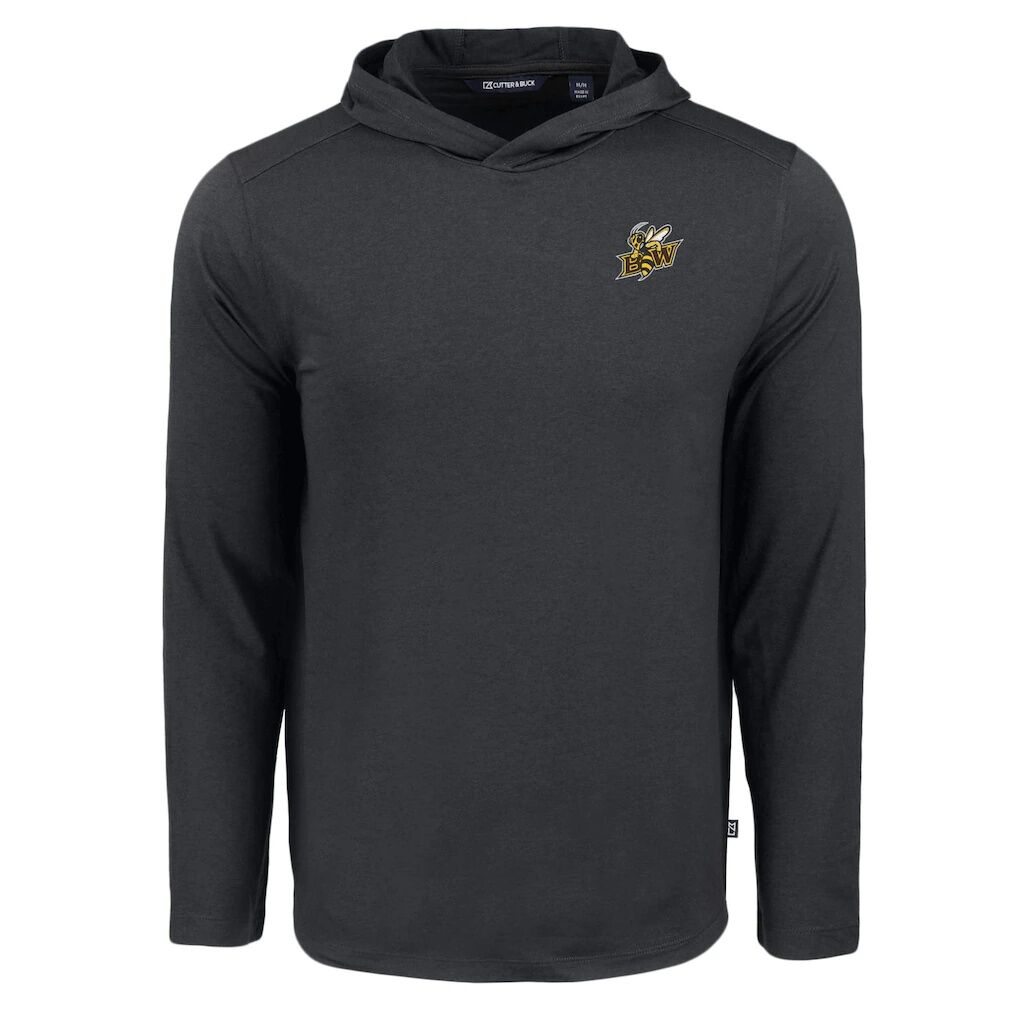 Baldwin Wallace Yellow Jackets Cutter & Buck Coastline Epic Comfort Eco Recycled Long Sleeve Hoodie T-Shirt