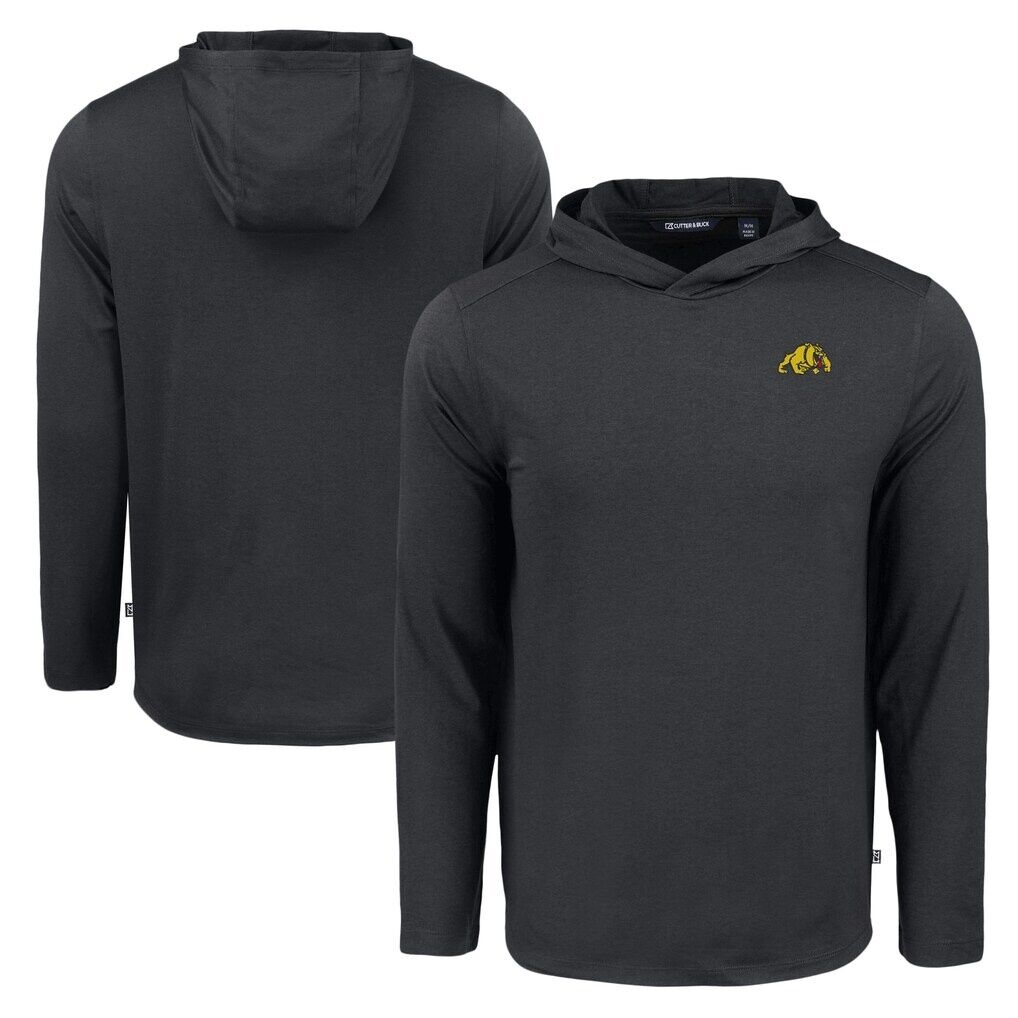 Bowie State Bulldogs Cutter & Buck Coastline Epic Comfort Eco Recycled Long Sleeve Hoodie T-Shirt