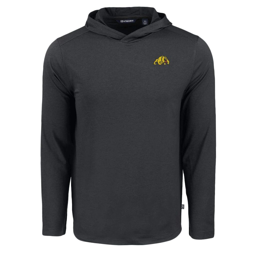 Bowie State Bulldogs Cutter & Buck Coastline Epic Comfort Eco Recycled Long Sleeve Hoodie T-Shirt
