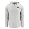 Central Missouri Mules Cutter & Buck Coastline Epic Comfort Eco Recycled Long Sleeve Hoodie T-Shirt - Gray - Side View