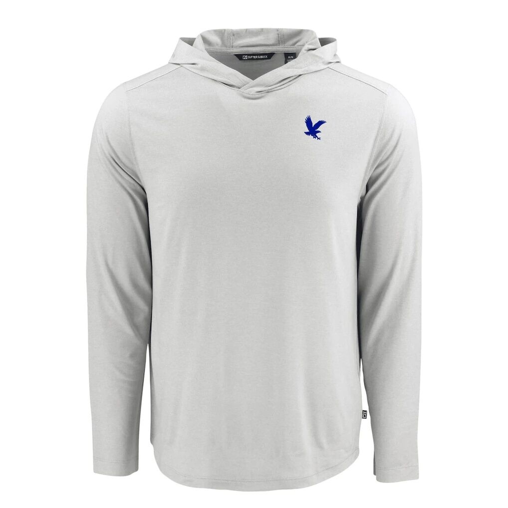 Embry-Riddle Eagles Cutter & Buck Coastline Epic Comfort Eco Recycled Long Sleeve Hoodie T-Shirt