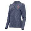 USWNT Antigua Women's Daybreak Quarter-Zip Hoodie - - Front View