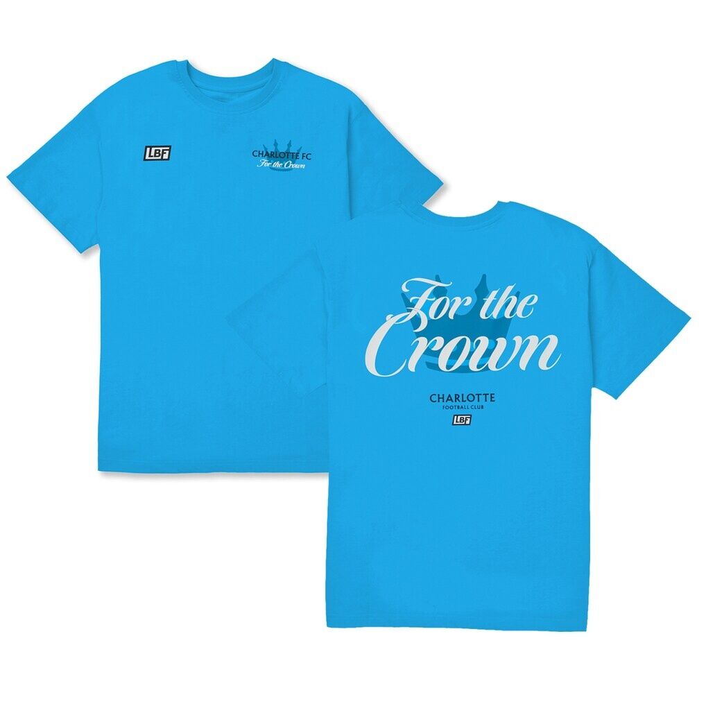 Charlotte FC Live Breathe Futbol Unisex T-Shirt – Light Blue
