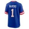 Malik Nabers New York Giants Nike Game Player Jersey - - Detail View