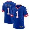 Malik Nabers New York Giants Nike Game Player Jersey - - Front View