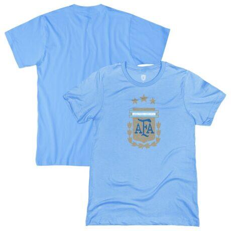 Argentina National Team 1863FC Badge T-Shirt - Light Blue - Front View