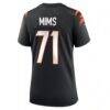 Amarius Mims Cincinnati Bengals Nike Women's Game Jersey - Black - Detail View