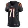 Amarius Mims Cincinnati Bengals Nike Women's Game Jersey - Black - Side View