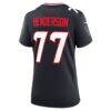 LaDarius Henderson Houston Texans Nike Women's Game Jersey - Navy - Detail View