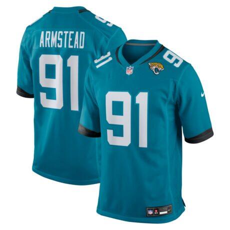 Arik Armstead Jacksonville Jaguars Nike Team Game Jersey - Teal - Front View