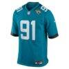 Arik Armstead Jacksonville Jaguars Nike Team Game Jersey - Teal - Side View