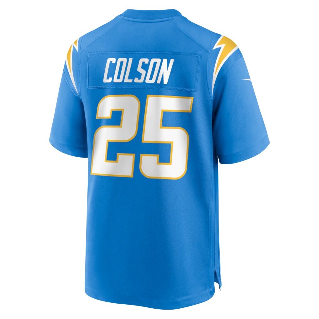 Junior Colson Los Angeles Chargers Nike Team Game Jersey -  Powder Blue