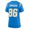 Cornelius Johnson Los Angeles Chargers Nike Women's Game Jersey - - Detail View