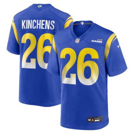 Kamren Kinchens Los Angeles Rams Nike Team Game Jersey - - Front View