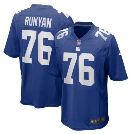 Jon Runyan New York Giants Nike Team Game Jersey - - Front View