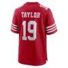 Trent Taylor San Francisco 49ers Nike Team Game Jersey - - Detail View