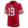 Trent Taylor San Francisco 49ers Nike Team Game Jersey - - Side View
