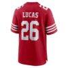 Chase Lucas San Francisco 49ers Nike Team Game Jersey - - Detail View