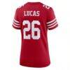 Chase Lucas San Francisco 49ers Nike Women's Team Game Jersey - - Detail View