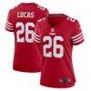 Chase Lucas San Francisco 49ers Nike Women's Team Game Jersey - - Front View