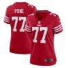 Dominick Puni San Francisco 49ers Nike Women's Team Game Jersey - - Front View