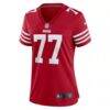Dominick Puni San Francisco 49ers Nike Women's Team Game Jersey - - Side View