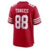 Jake Tonges San Francisco 49ers Nike Team Game Jersey - - Detail View
