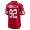 Yetur Gross-Matos San Francisco 49ers Nike Team Game Jersey - - Detail View