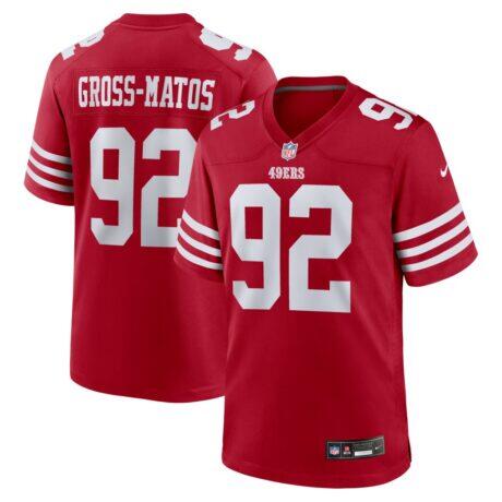 Yetur Gross-Matos San Francisco 49ers Nike Team Game Jersey - - Front View