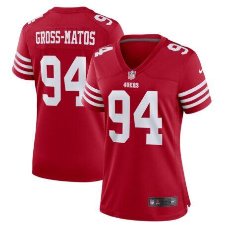 Yetur Gross-Matos San Francisco 49ers Nike Women's Team Game Jersey - - Front View