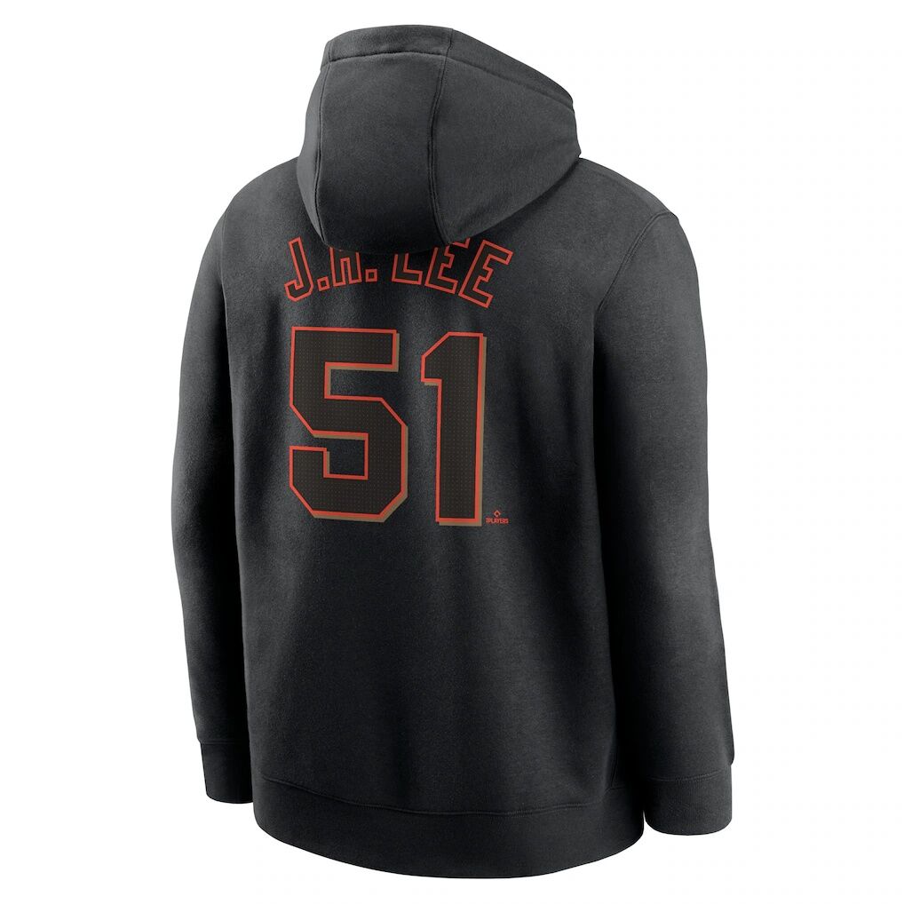 Jung Hoo Lee San Francisco Giants Nike Player Name & Number Club Pullover Hoodie