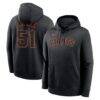 Jung Hoo Lee San Francisco Giants Nike Player Name & Number Club Pullover Hoodie - Black - Front View