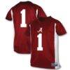 #1 Alabama Crimson Tide Garb Youth Football Jersey - Crimson - Front View