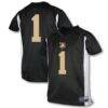 #1 Army Black Knights Garb Youth Football Jersey - Black - Front View