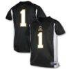 #1 Appalachian State Mountaineers Garb Youth Football Jersey - Black - Front View