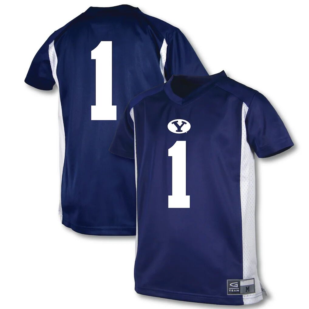 #1 BYU Cougars Garb Youth Football Jersey - Royal