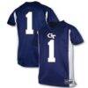 #1 Georgia Tech Yellow Jackets Garb Youth Football Jersey - Blue - Front View