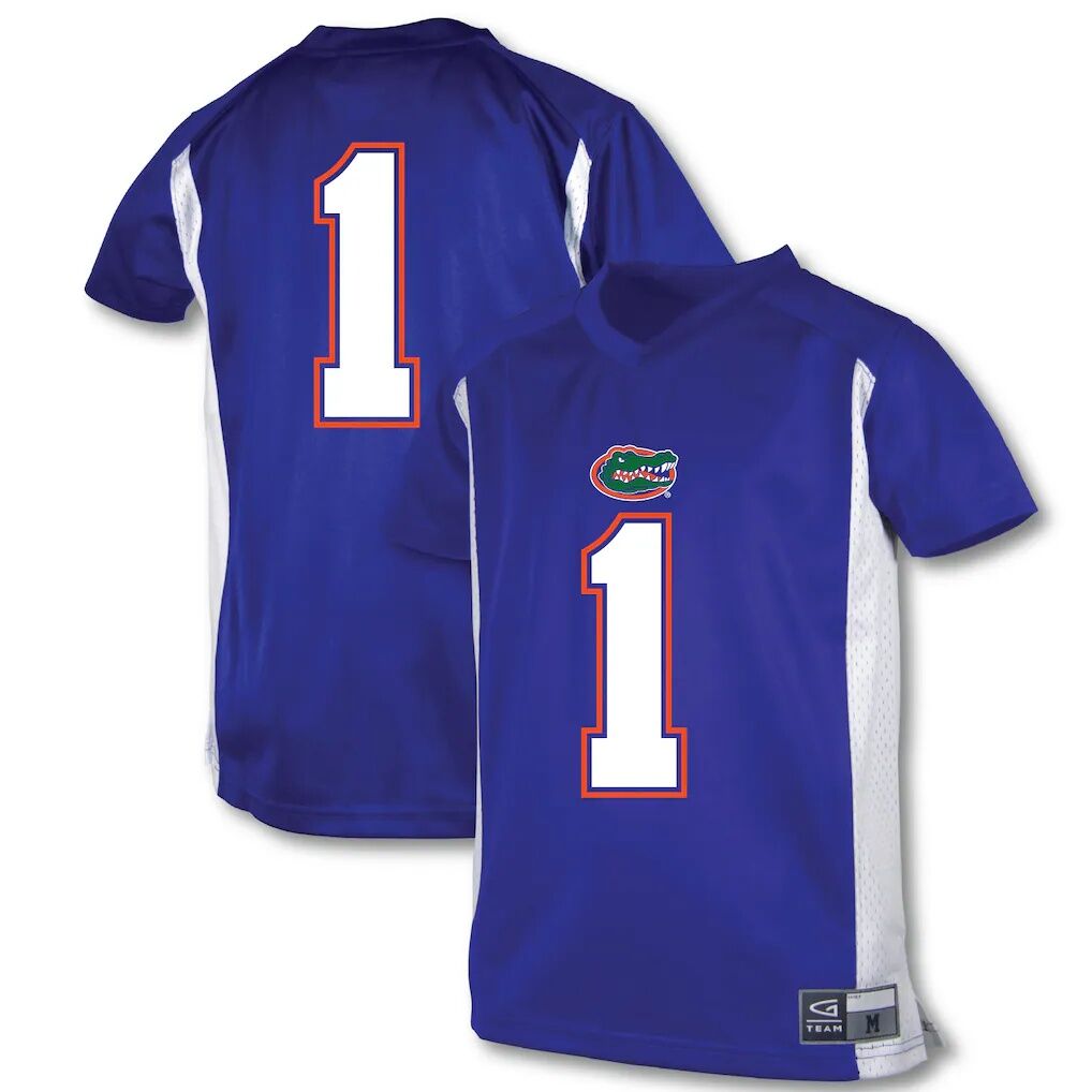 #1 Florida Gators Garb Youth Football Jersey - Royal