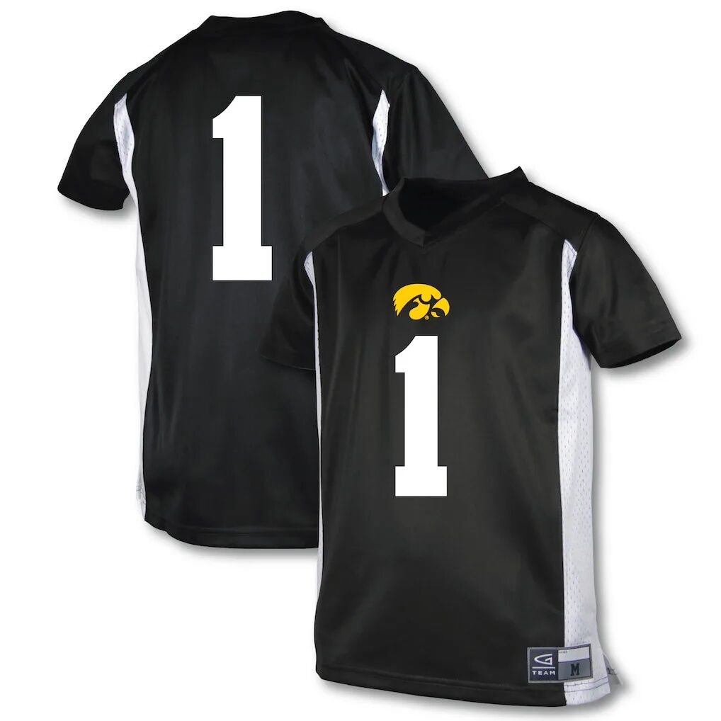 #1 Iowa Hawkeyes Garb Youth Football Jersey